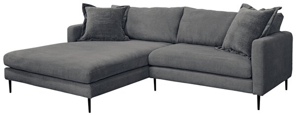 ROHOVÁ SEDAČKA, textil, barvy grafitu P & B - Sedací soupravy, Online Only