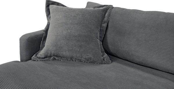 ROHOVÁ SEDAČKA, textil, barvy grafitu P & B - Sedací soupravy, Online Only