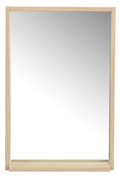 Rowico Bělené dubové zrcadlo Hillmond 60 cm