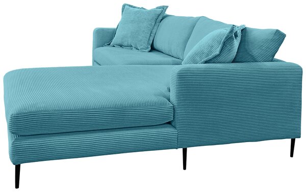 ROHOVÁ SEDAČKA, textil, světle modrá P & B - Sedací soupravy, Online Only