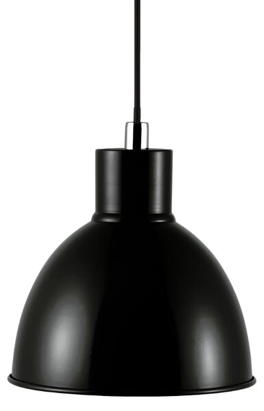 Nordlux Černé kovové závěsné světlo Pop 22 cm
