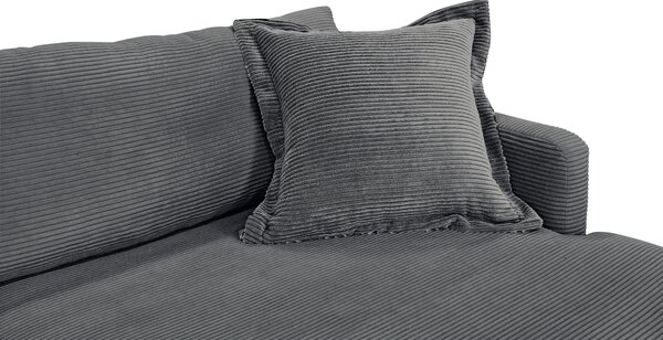 ROHOVÁ SEDAČKA, textil, barvy grafitu P & B - Sedací soupravy, Online Only