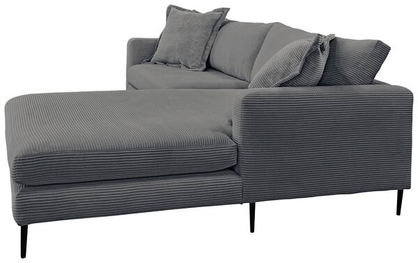 ROHOVÁ SEDAČKA, textil, barvy grafitu P & B - Sedací soupravy, Online Only