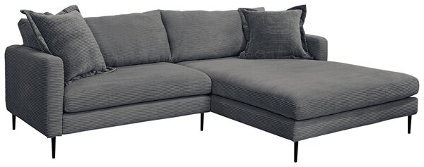ROHOVÁ SEDAČKA, textil, barvy grafitu P & B - Sedací soupravy, Online Only
