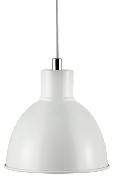 Nordlux Bílé kovové závěsné světlo Pop 22 cm