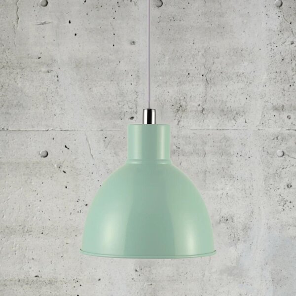 Nordlux Zelené kovové závěsné světlo Pop 22 cm