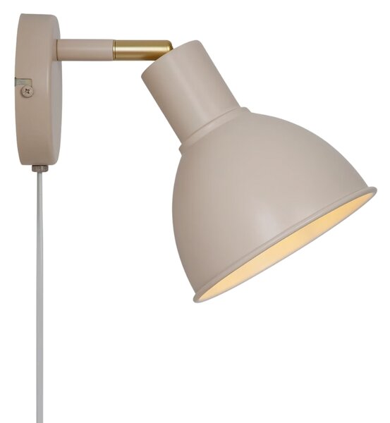 Nordlux Béžové kovové nástěnné světlo Pop