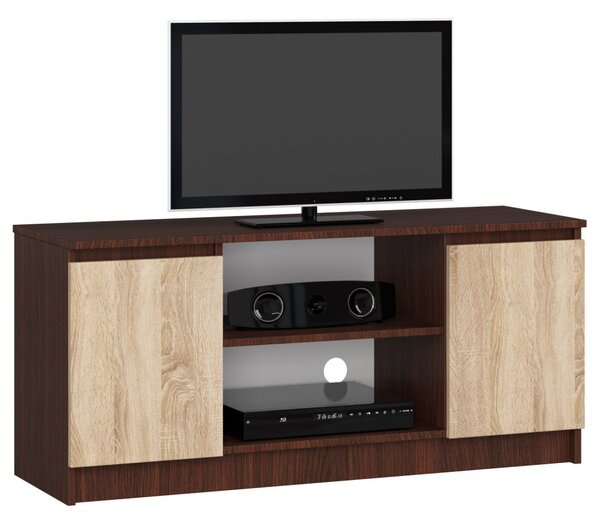 TV stolek YMARIN - wenge / dub sonoma