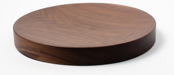 DVORO Luxusní dřevěný odkládací podnos Pau Natural solid walnut 27cm