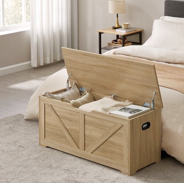 Úložný box LEHAC s víkem 100x46cm, dub sonoma