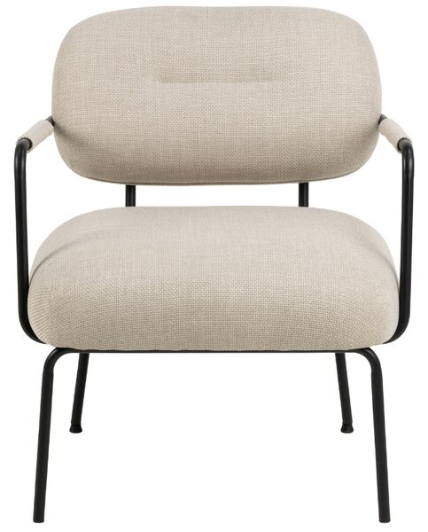 Scandi Béžové čalouněné lounge křeslo Demijon