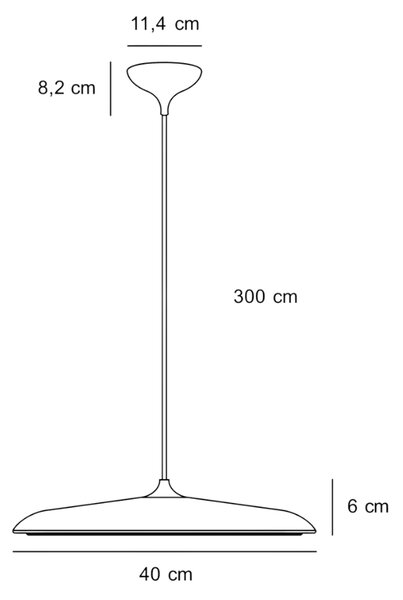 Nordlux Šedé kovové závěsné LED světlo Artist 40 cm