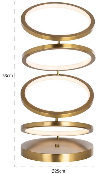Richmond Kovová stolní lampa Jaimin