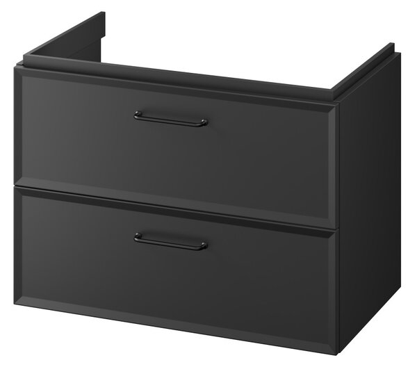 Cersanit Mille, umyvadlová skříňka 794x446x551 mm, černá matná, S1017-003