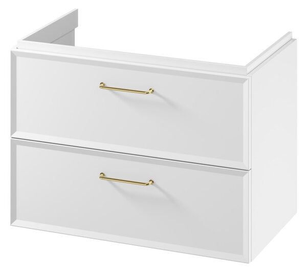 Cersanit Mille, umyvadlová skříňka 794x446x551 mm, bílá matná, S1021-004