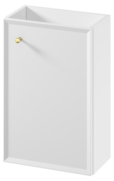Cersanit Mille, závěsná WC skříňka pod umyvadlo 392x214x590 mm, bílá matná, S1022-002