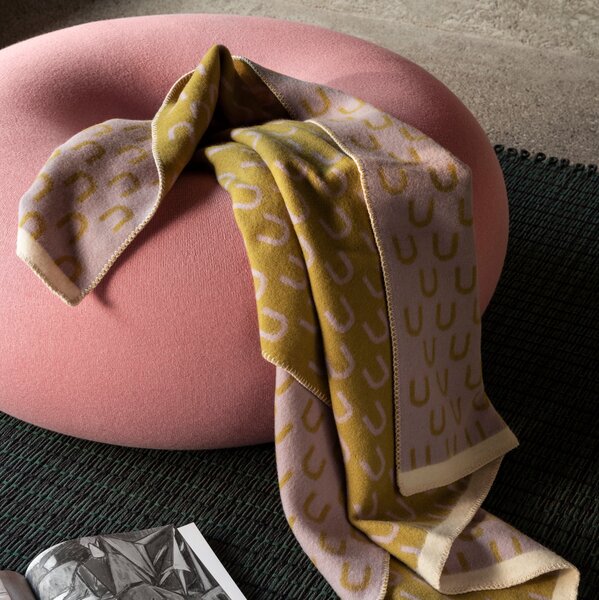 HEM Pouf Boa, Pine Green