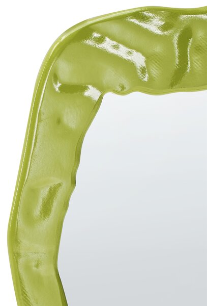 Zrcadlo MARTYRE 57 cm 74 cm Zelená