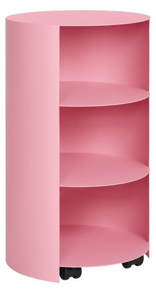 HEM Stolek Hide Pedestal, Light Pink