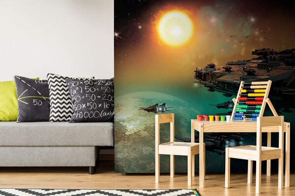 Fototapety 3D kosmická loď, Fototapety space, u74372 : uwalls.cz