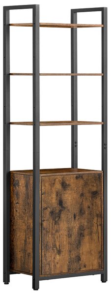 REGÁL, hnědá, černá, ocel, 40/159,5/24 cm MID.YOU - Online Only regály & police, Online Only