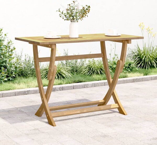 Skládací zahradní stůl 110 x 55 x 75 cm masivní akáciové dřevo