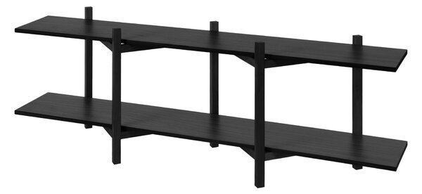HEM Policová sestava Zig Zag Media, Black