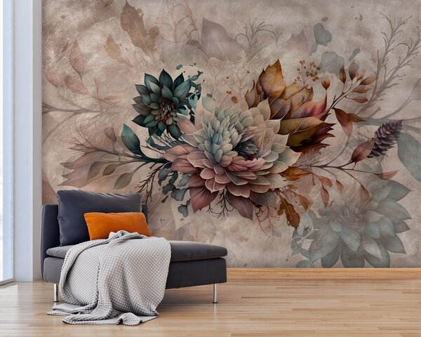 Fototapety Složení ve stylu Grange, Fototapety 3D, Fototapety 3d květiny, u93919 : uwalls.cz