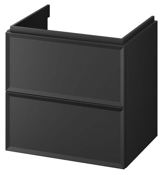 Cersanit Mille, umyvadlová skříňka 594x446x551 mm, černá matná, S1021-002