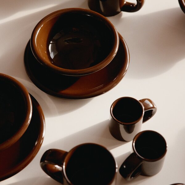 HEM Sada hrnků na espresso Bronto, Brown, 4ks