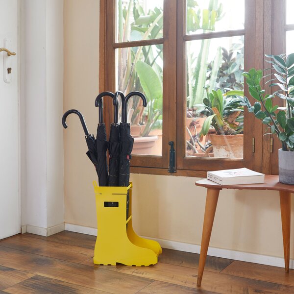 Stojan na deštníky Rain Boots 27989, žlutý