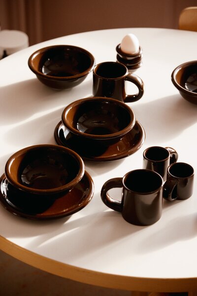 HEM Sada hrnků na espresso Bronto, Brown, 4ks