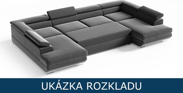 Rozkládací sedací souprava do U Sharon - Monolith 62