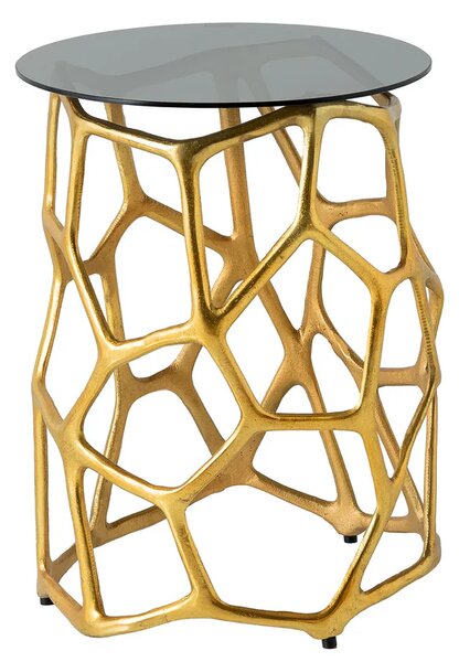 Odkládací stolek LIQUID GEOMETRIE 50 CM zlatý Nábytek | Doplňkový nábytek | Odkládací stolky