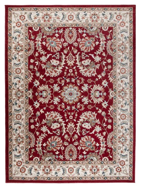 Makro Abra Kusový koberec klasický DUBAI L752A červený Rozměr: 80x150 cm
