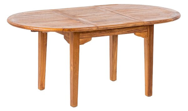 Teakový oválný stůl ELEGANTE 130 / 180 × 120 cm | ovál | rozkládací