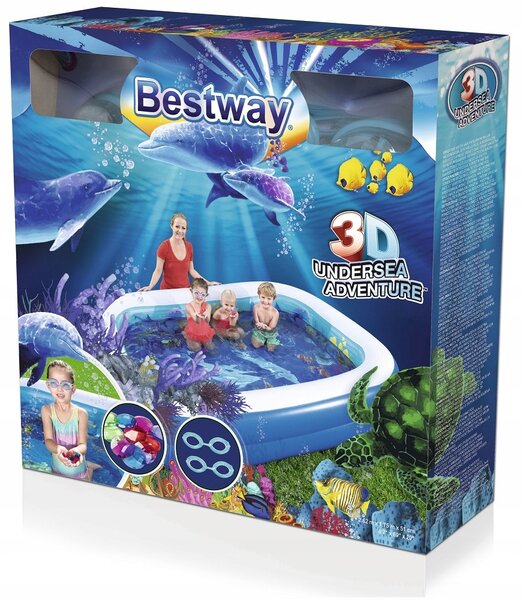 Nafukovací bazén obdélníkový Bestway 262 x 175 cm