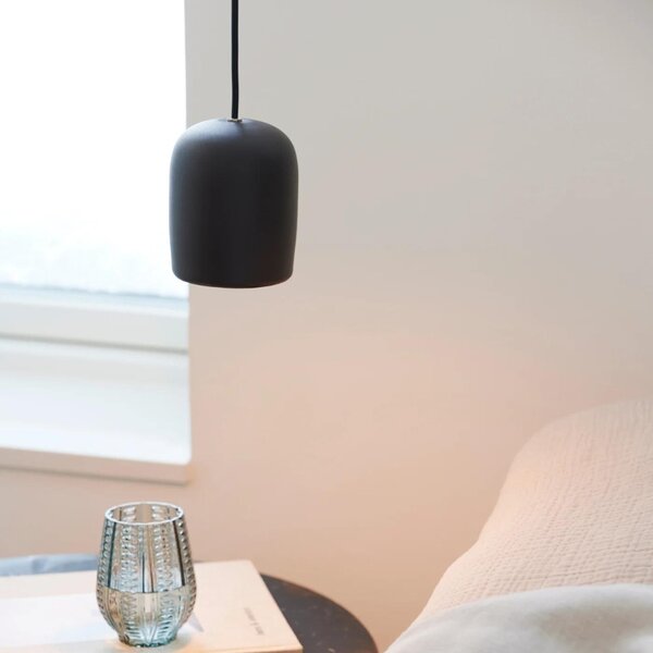 Nordlux Černé kovové závěsné světlo Notti 10 cm