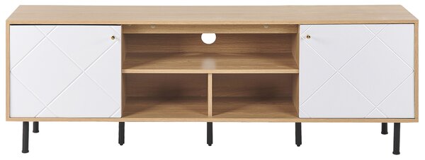 TV stolek PALMER Hnědá/Bílá