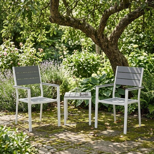 Zahradní židle MULTI GARDEN YC-051KD-4-5 šedé 2 kusy