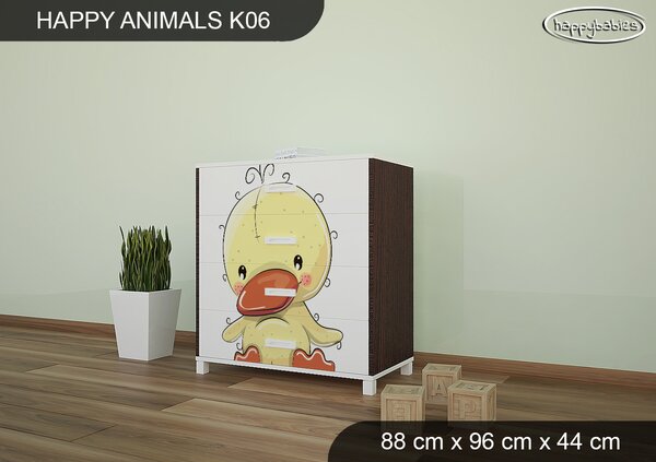 Dětská komoda ZVÍŘECÍ KAMARÁDI - TYP 6