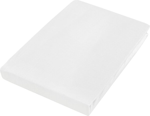 ELASTICKÉ PROSTĚRADLO, žerzej, bílá, 150/200 cm Esposa - Prostěradla