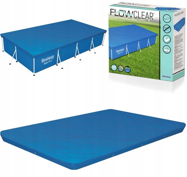 Bestway krycí plachta na bazén s konstrukcí 4 x 2,11 x 0,81 m 58107