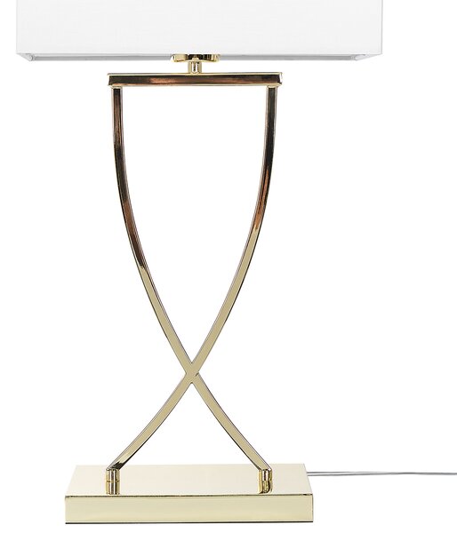 Stolní lampa YASUNI Kov Bílá/Zlatá