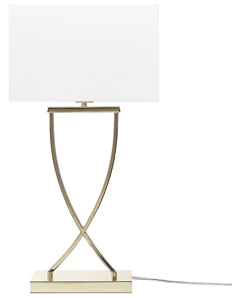 Stolní lampa YASUNI Kov Bílá/Zlatá