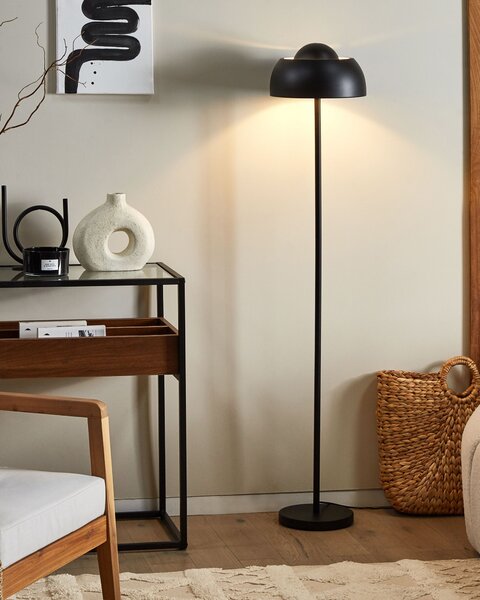 Stojací lampa SENETTE Kov Černá
