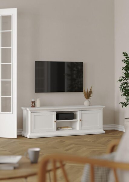 KONDELA TV stolek, bílá, PARIS 77810
