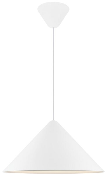 Nordlux Bílé kovové závěsné světlo Nono 49 cm