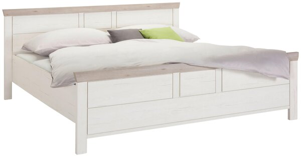 POSTEL, 180/200 cm, šedá, bílá Hom`in - Manželské postele