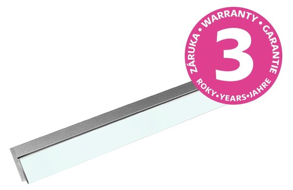 PANLUX s.r.o. VERSA LED výklopné nábytkové svítidlo s vypínačem pod kuchyňskou linku 10W, stříbrná Barevná teplota: Teplá bílá